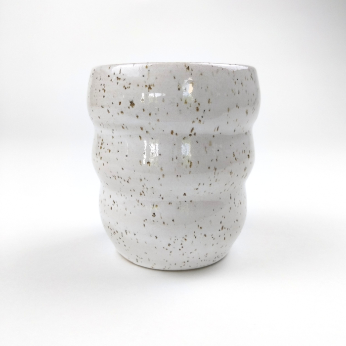 Kubek ceramiczny biały brzuszek