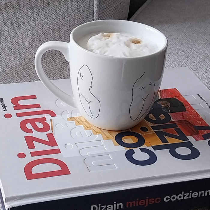 Kubek porcelanowy minimalistyczny