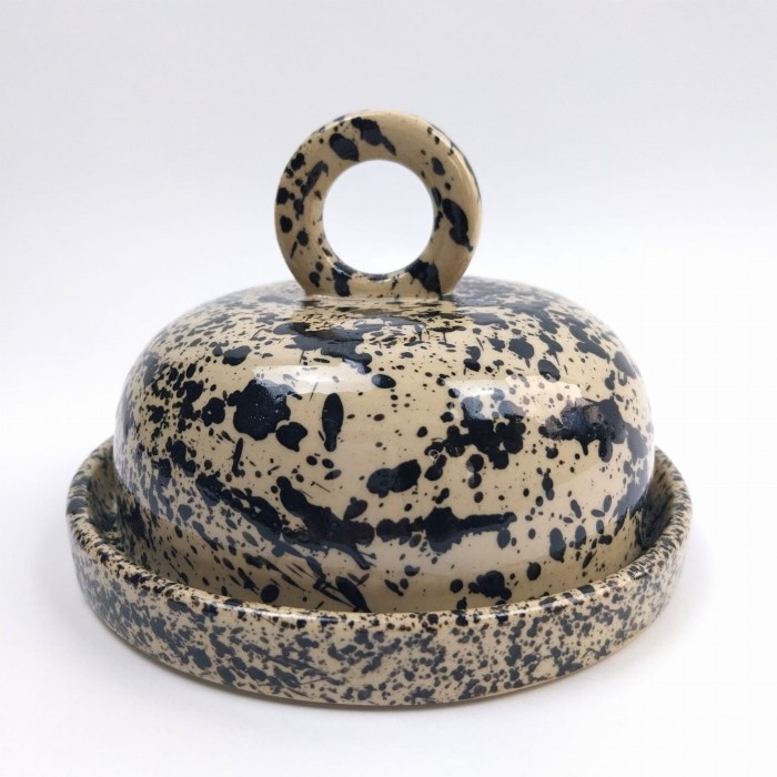 maselnica ceramiczna nakrapiana